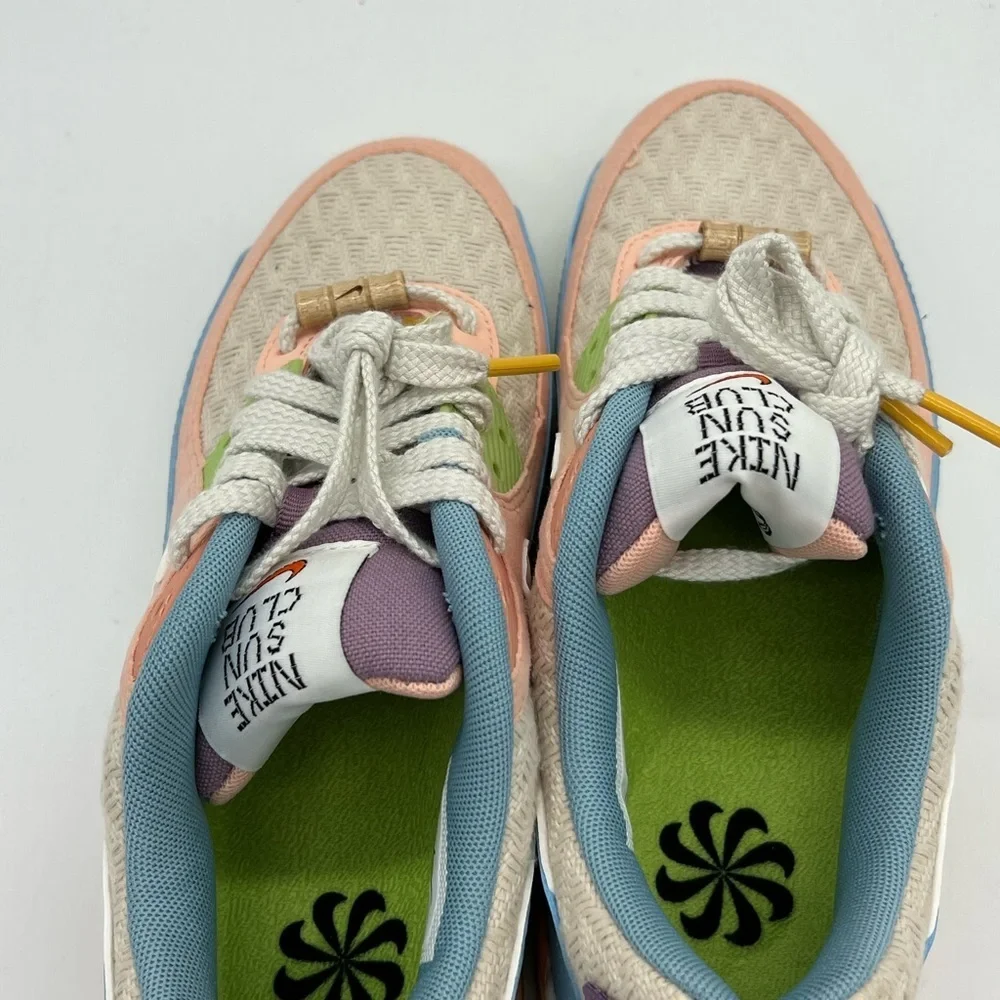 Nike Air Max 90 SE Women’s Sun Club Multicolor Pink Blue DJ9997-100 NEW no box - Picture 5 of 7